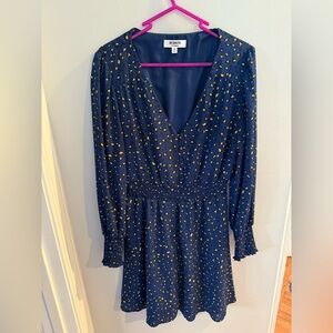 BB Dakota Steve Madden Cheetah Print V-neck dress. Size Medium